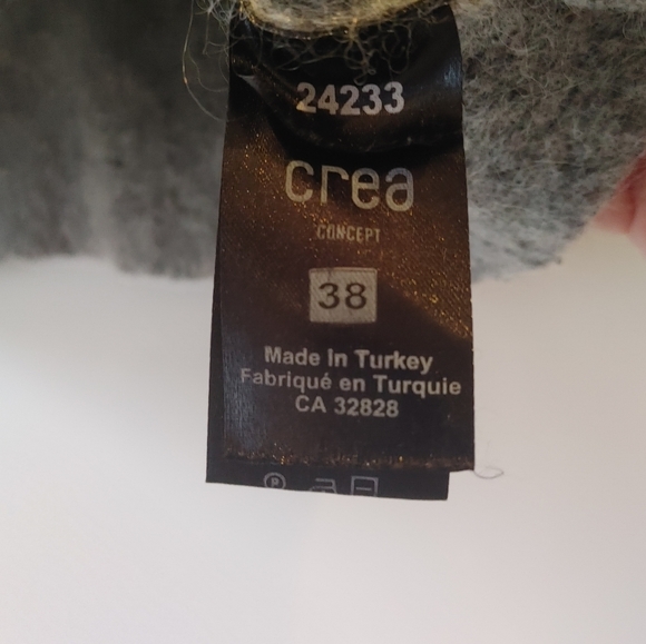 Crea Concept Cropped Short Sleeve Sweater Size IT 38 - Picture 6 of 8